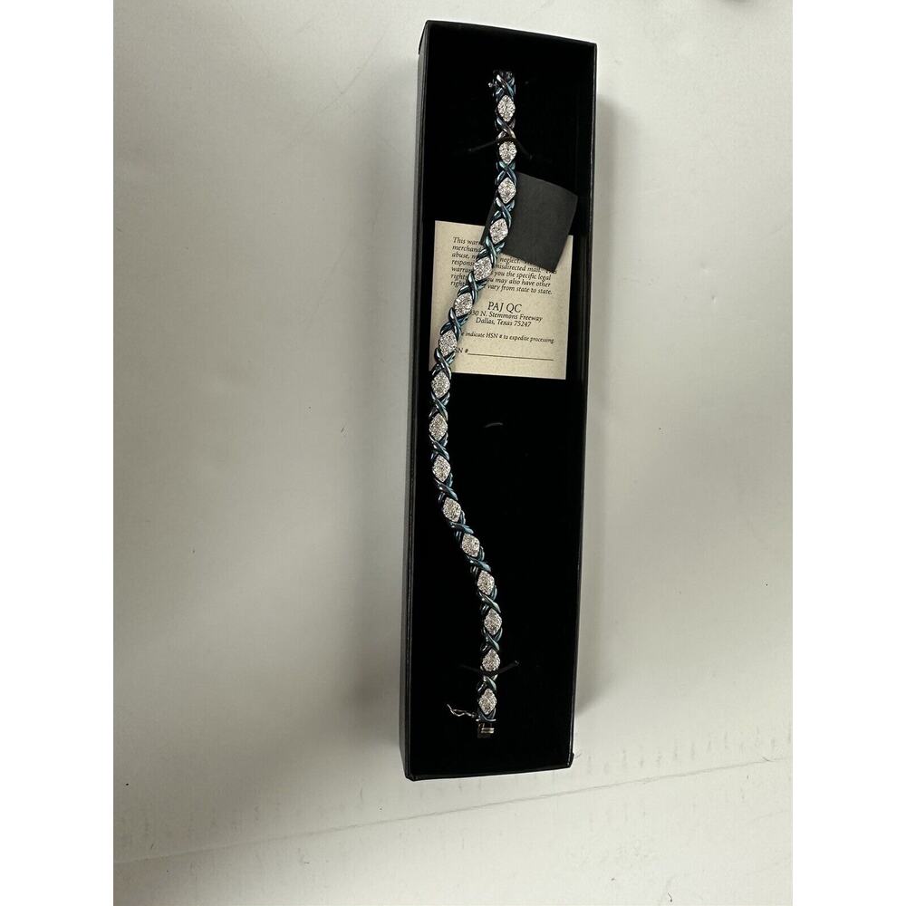 Technibond Sterling Silver X&Os Bracelet